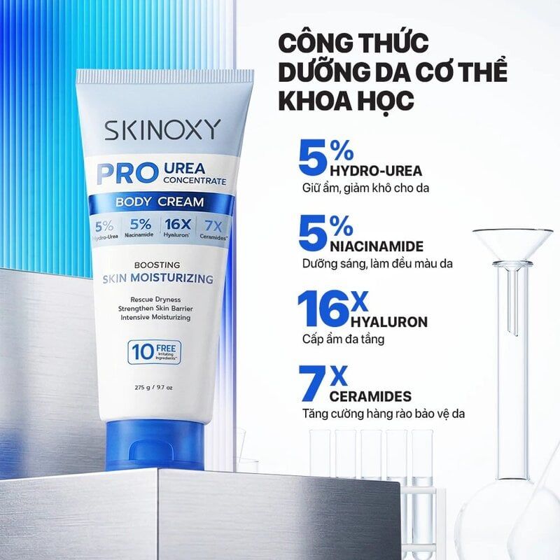 Tinh Chất Dưỡng Thể Skinoxy Hỗ Trợ Dưỡng Sáng, Làm Đều Màu Da Pro Concentrate Body Serum/Cream 275g