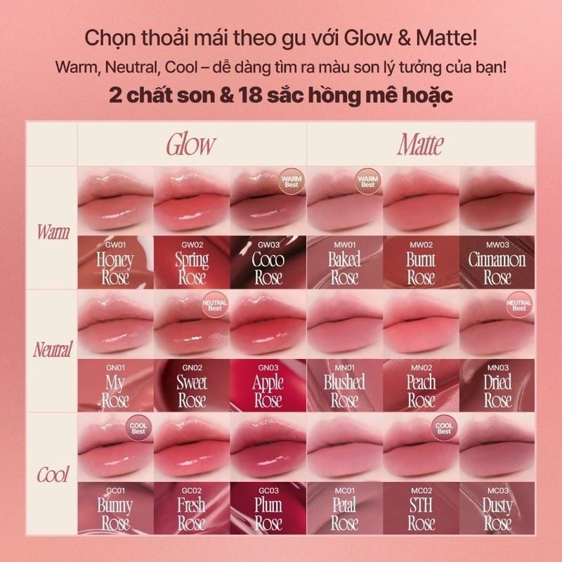 Son Tint Bền Màu fwee Rose Obsession Stay-Fit Tint