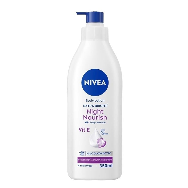 Sữa Dưỡng Thể Nivea Hỗ Trợ Dưỡng Sáng, Giúp Da Đàn Hồi, Căng Mịn Extra Bright Body Lotion