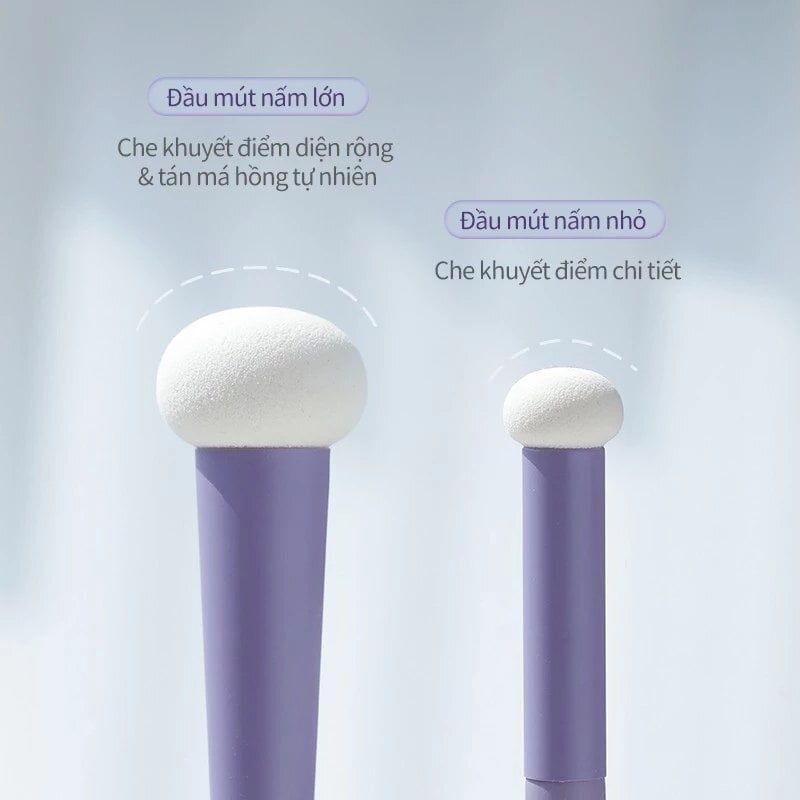 Cọ Che Khuyết Điểm Hai Đầu Guoxiaoniu Bunny Dual Head Sponge Brush