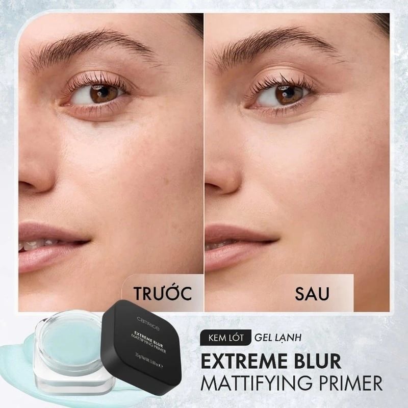 Kem Lót Catrice Gel Lạnh Extreme Blur Mattifying Primer 25g