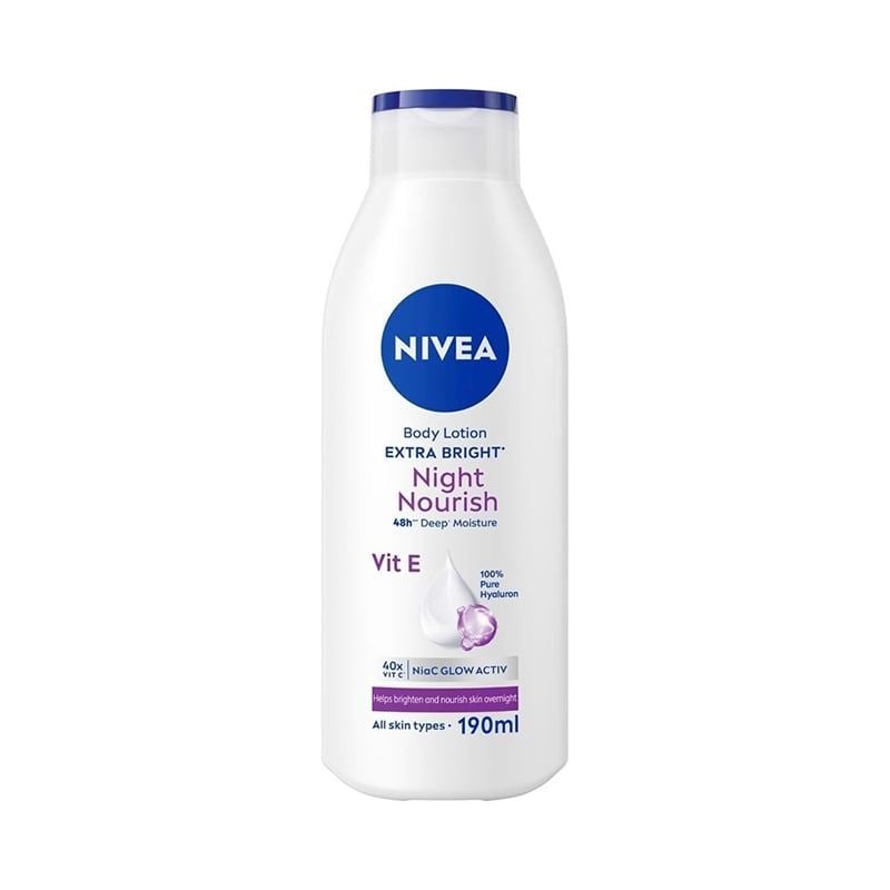 Sữa Dưỡng Thể Nivea Hỗ Trợ Dưỡng Sáng, Giúp Da Đàn Hồi, Căng Mịn Extra Bright Body Lotion