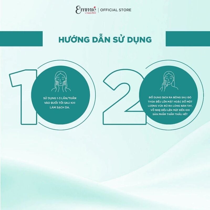Dung Dịch Tẩy Tế Bào Chết Emmié by Happyskin Exfoliating Solutions Toner 7% AHA + PHA 140ml