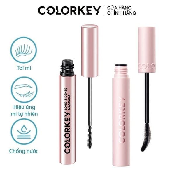  Mascara Colorkey Giúp Mi Dài & Cong Tự Nhiên 