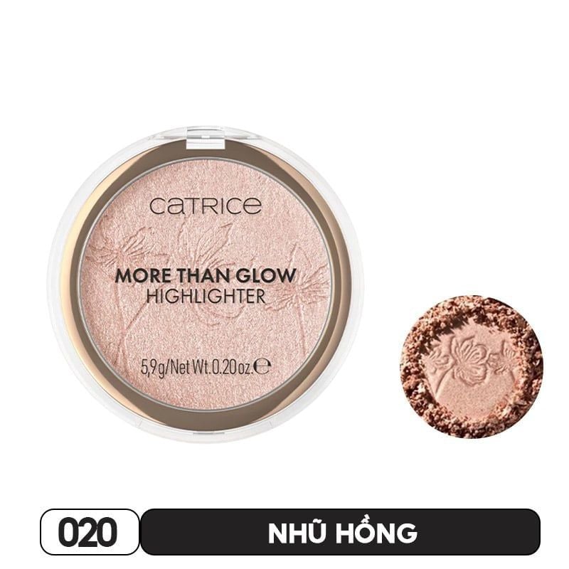 Phấn Bắt Sáng Catrice Độ Bám Cao, Lâu Trôi More Than Glow Highlighter 5.9g
