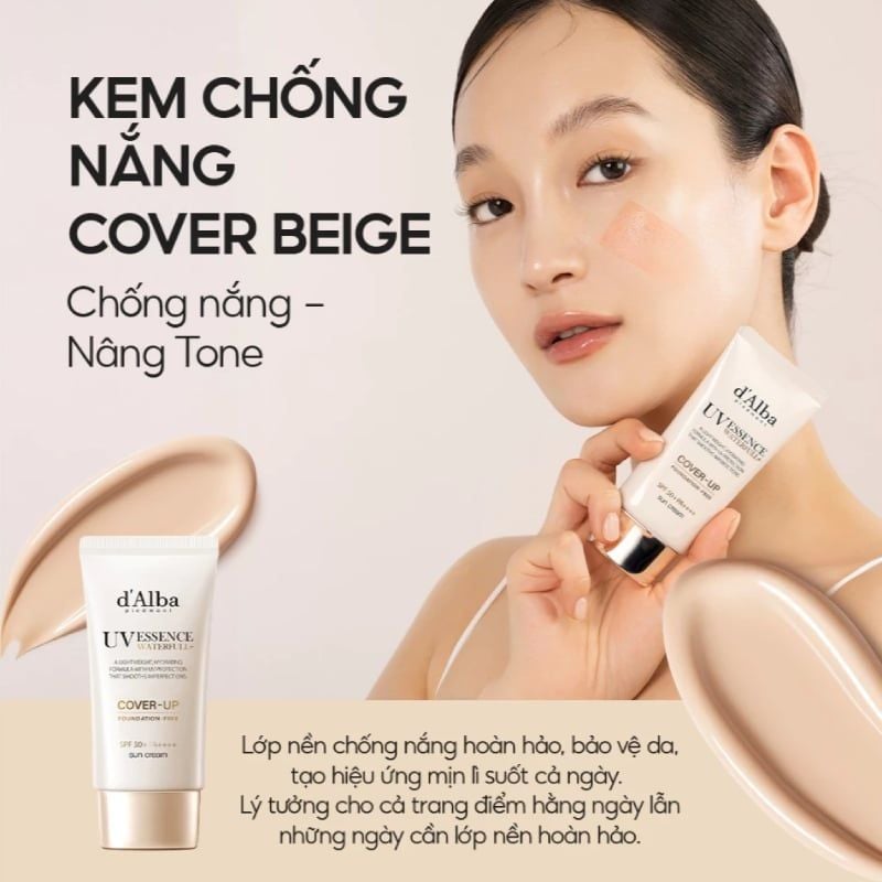 Kem Chống Nắng Nâng Tông D'Alba Waterfull Tone-Up Sun Cream 50ml
