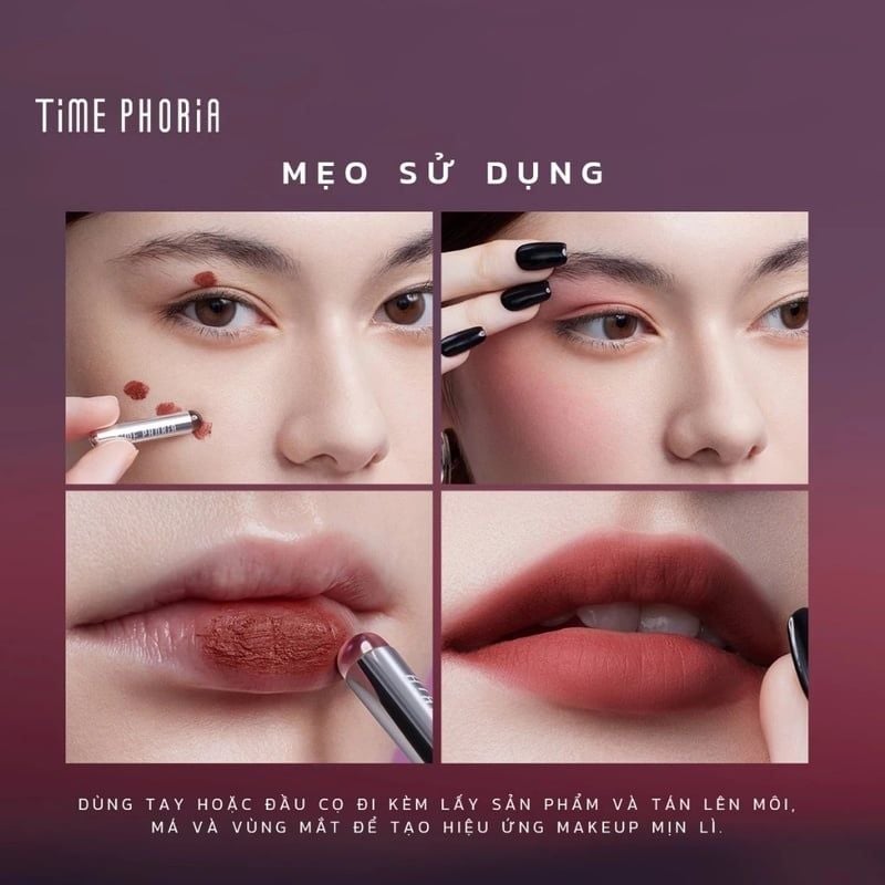 Son & Má Hồng Kem Đa Năng Time Phoria Orbita Lip And Cheek Blurring Pot 4g