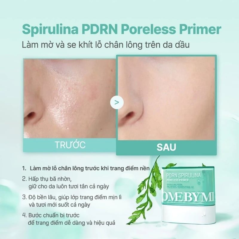 Kem Lót Some By Mi PDRN Spirulina Poreless Primer 10g