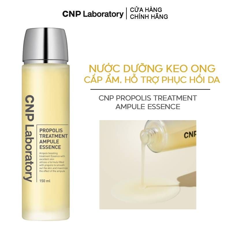 Nước Dưỡng Keo Ong Cấp Ẩm, Hỗ Trợ Phục Hồi Da CNP Propolis Treatment Ampule Essence 150ml