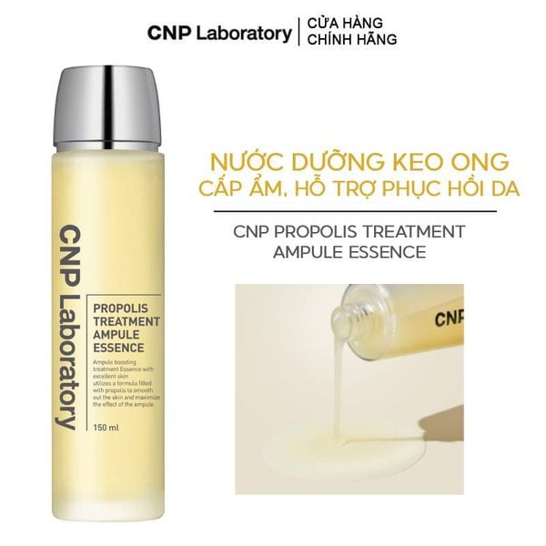  Nước Dưỡng Keo Ong Cấp Ẩm, Hỗ Trợ Phục Hồi Da CNP Propolis Treatment Ampule Essence 150ml 