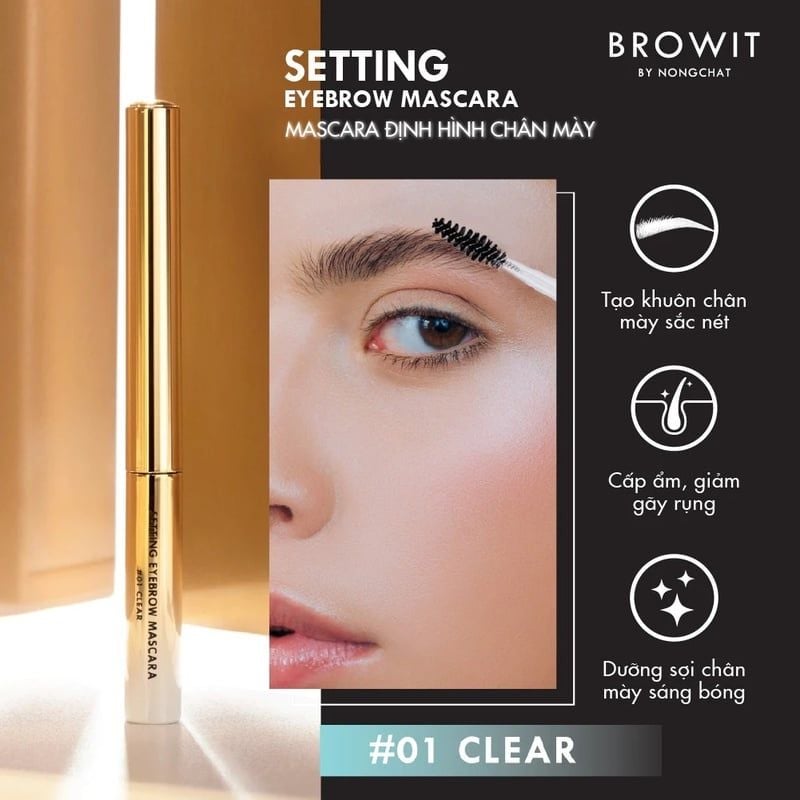Mascara Định Hình Chân Mày Browit Setting Eyebrow Mascara 2g