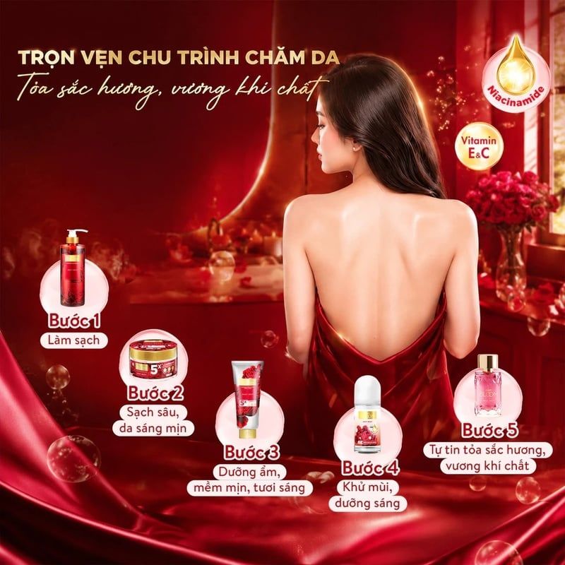 Sữa Dưỡng Thể Cindy Bloom Hỗ Trợ Sáng Da Hương Nước Hoa 300g