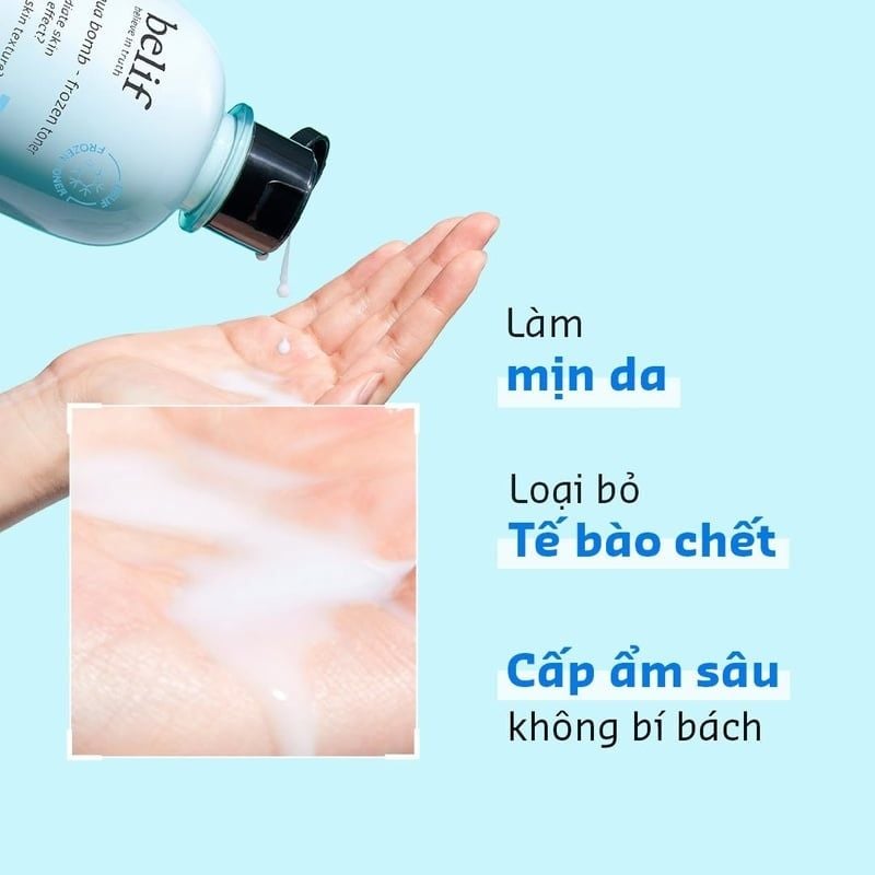 Nước Cân Bằng Belif Làm Dịu & Thu Nhỏ Lỗ Chân Lông Aqua Bomb - Frozen Toner 300ml