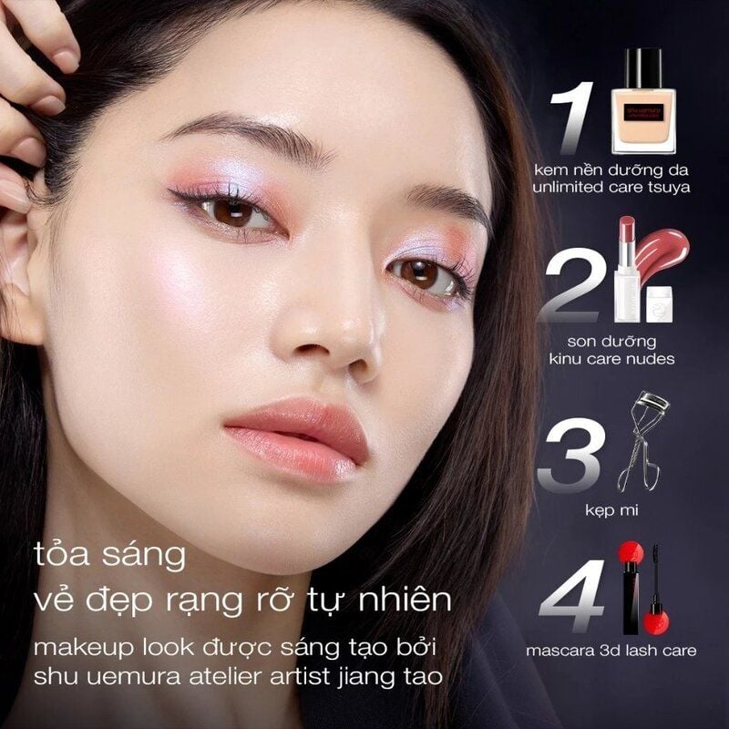 Son Dưỡng Có Màu Dạng Thỏi Shu Uemura Kinu Care Nudes Lipstick 2.8g
