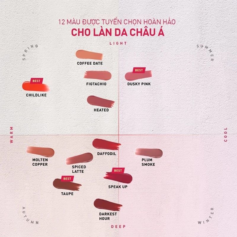 Son Kem Lì 3CE Nhung Lì Velvet Lip Tint Plush