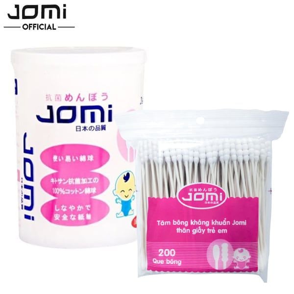 Tăm Bông Jomi Kháng Khuẩn Dành Cho Trẻ Em