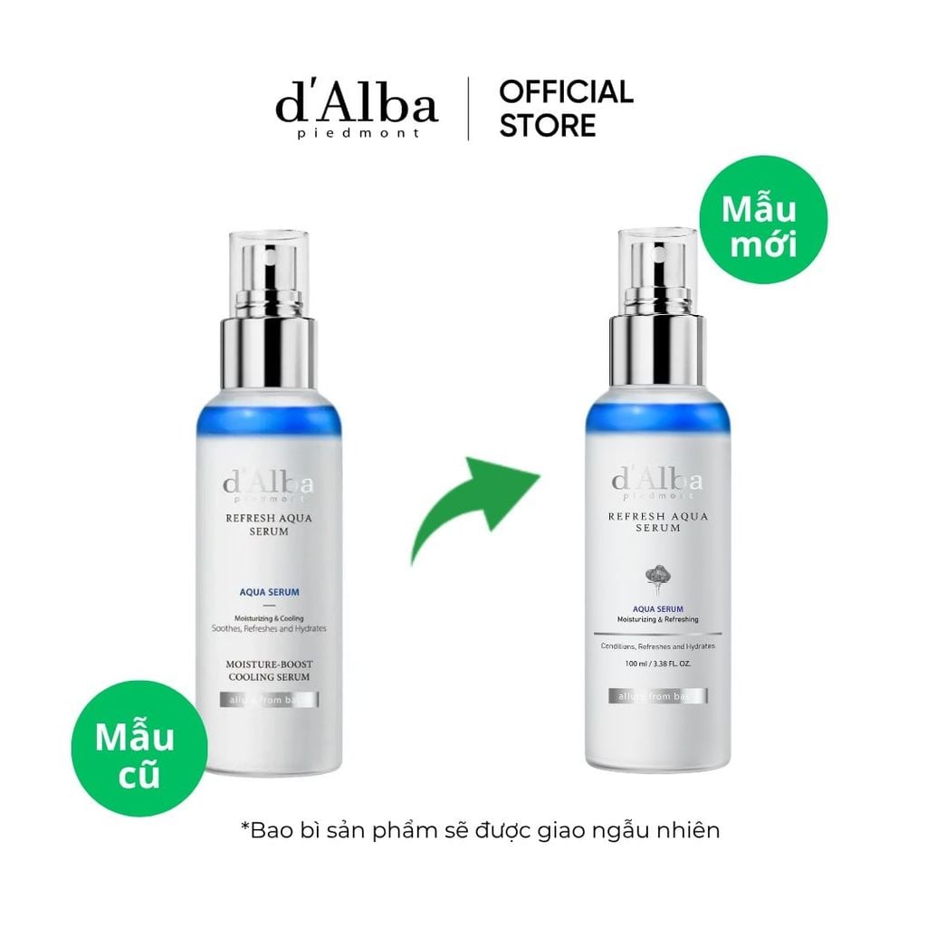 Serum Tinh Chất Dưỡng D'Alba Cấp Ẩm, Làm Dịu Da, Căng Bóng White Truffle Spray Serum 100ml