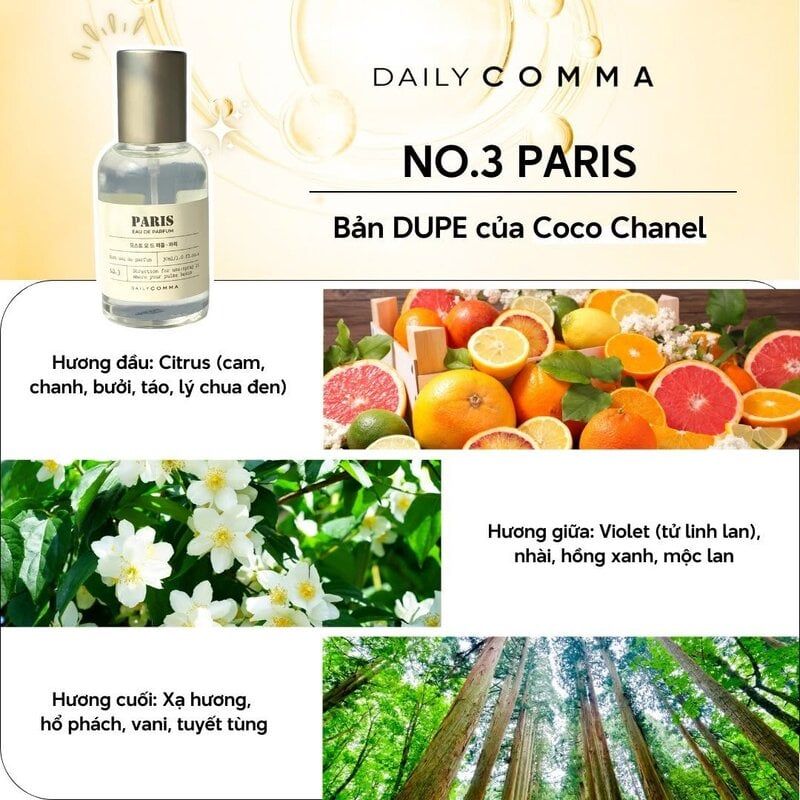 Nước Hoa Daily Comma Most Eau De Parfum 30ml