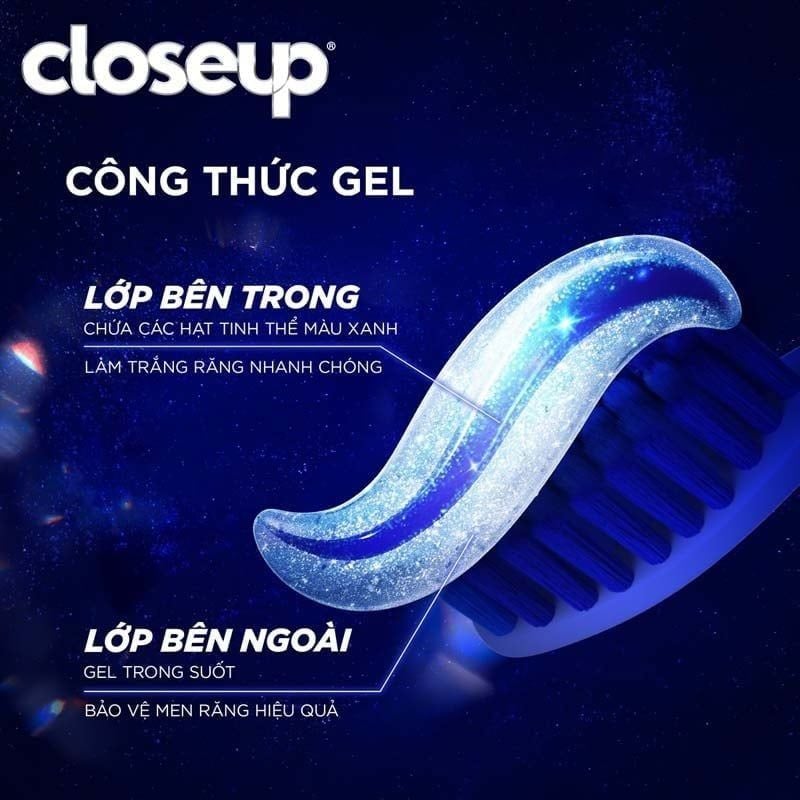 Kem Đánh Răng Closeup Hỗ Trợ Trắng Bật Tông White Now 100g
