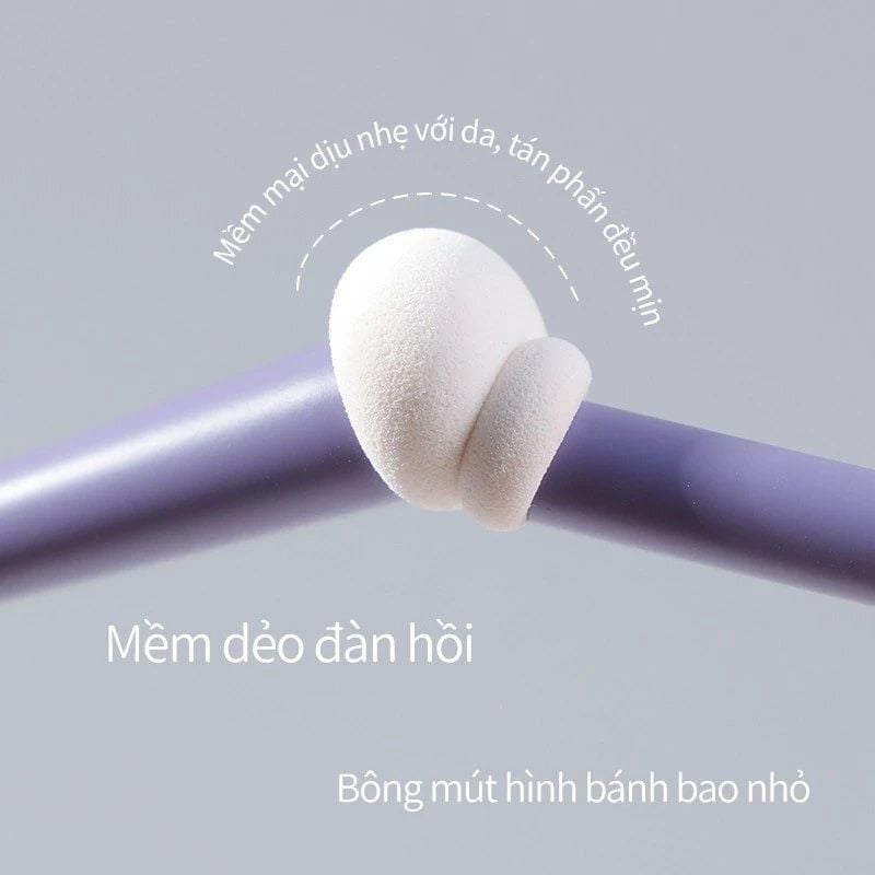 Cọ Che Khuyết Điểm Hai Đầu Guoxiaoniu Bunny Dual Head Sponge Brush