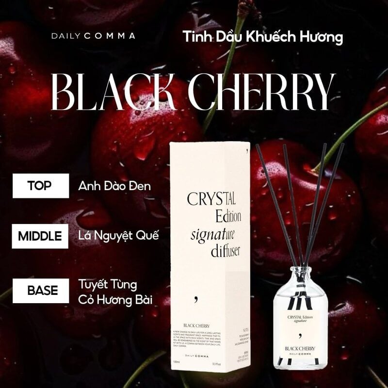 Tinh Dầu, Chế Phẩm Thơm Phòng Daily Comma Crystal Edition Signature Diffuser 100ml
