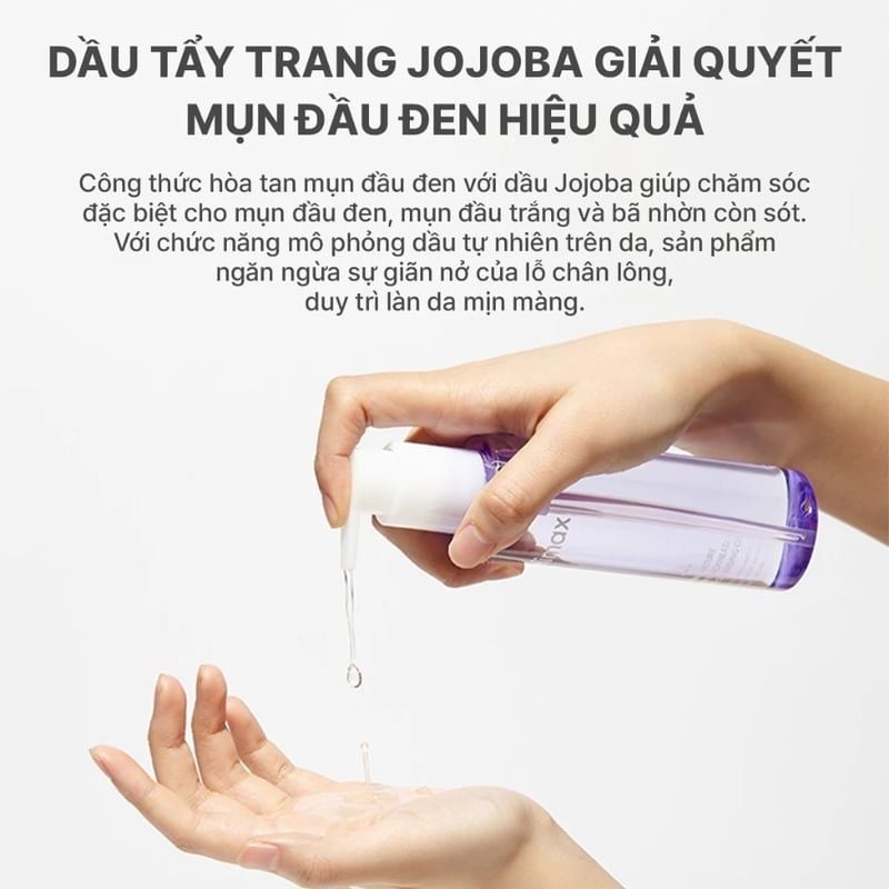 Dầu Tẩy Trang Celimax Sạch Sâu, Cải Thiện Mụn Đầu Đen Derma Nature Fresh Blackhead Jojoba Cleansing Oil 150ml