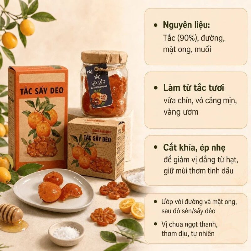 Hộp Tắc Sấy Dẻo Nam Xanh JSC 140g