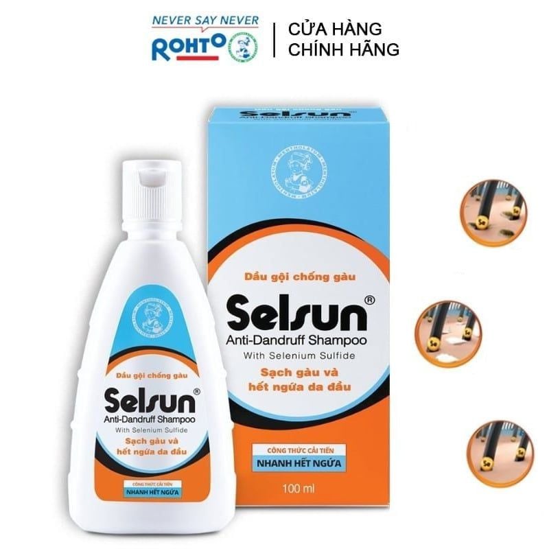 Dầu Gội Selsun Ngăn Ngừa Gàu & Nấm, Hỗ Trợ Giảm Ngứa Da Đầu Anti-Dandruff Shampoo