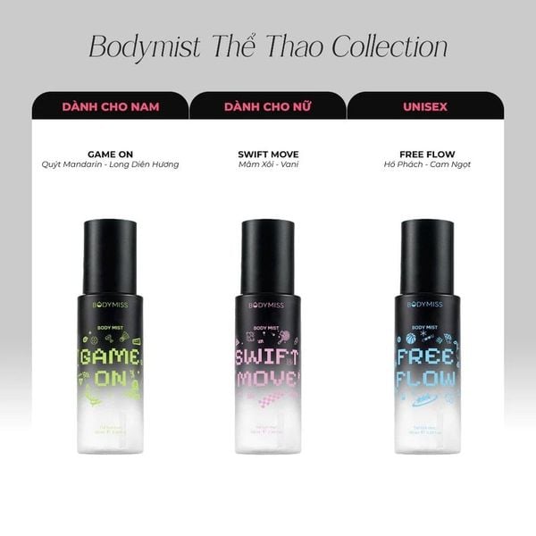  Xịt Thơm Toàn Thân Hương Nước Hoa Bodymiss Body Mist 100ml 