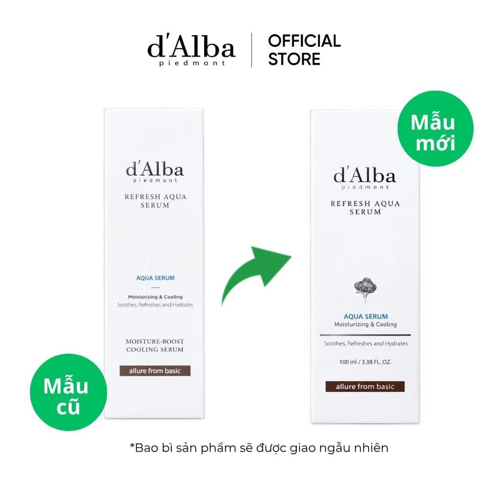 Serum Tinh Chất Dưỡng D'Alba Cấp Ẩm, Làm Dịu Da, Căng Bóng White Truffle Spray Serum 100ml