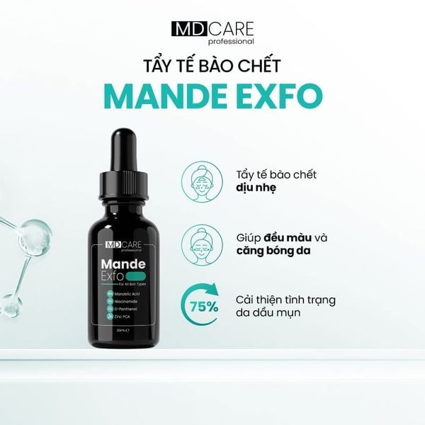  Tẩy Tế Bào Chết Căng Bóng, Cấp Ẩm Và Làm Sáng Da MD CARE Professional Mande Exfo-For All Skin Types 