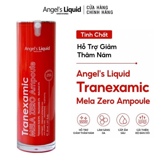  Tinh Chất Angel's Liquid Hỗ Trợ Giảm Thâm Nám Tranexamic Mela Zero Ampoule 30ml (Red Version) 