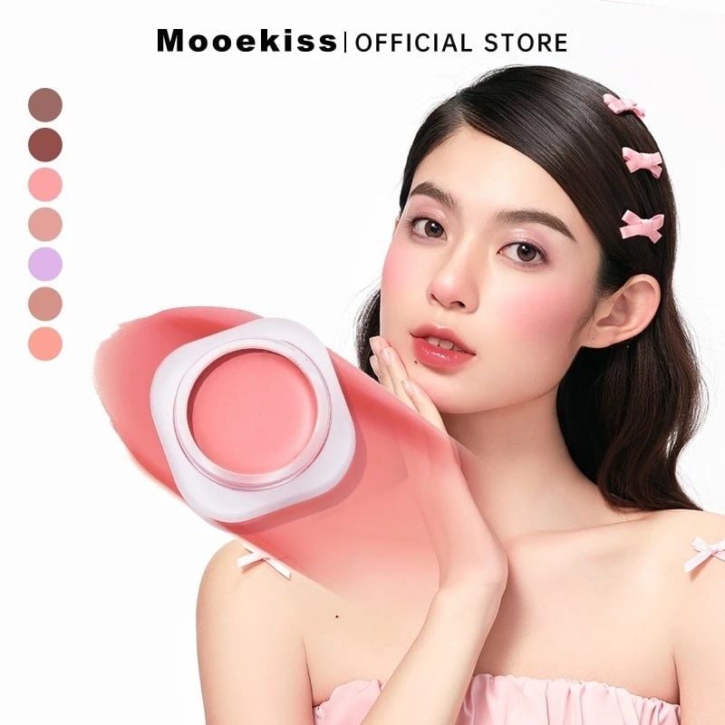 Má Hồng Kem Mooekiss Căng Bóng Tự Nhiên Romantic Diverse Colors Blush 5g