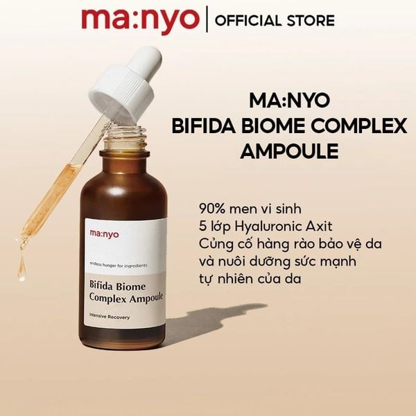  Serum Ma:nyo Tinh Chất Hỗ Trợ Phục Hồi, Ngừa Lão Hóa Bifida Biome Complex Ampoule 30ml 