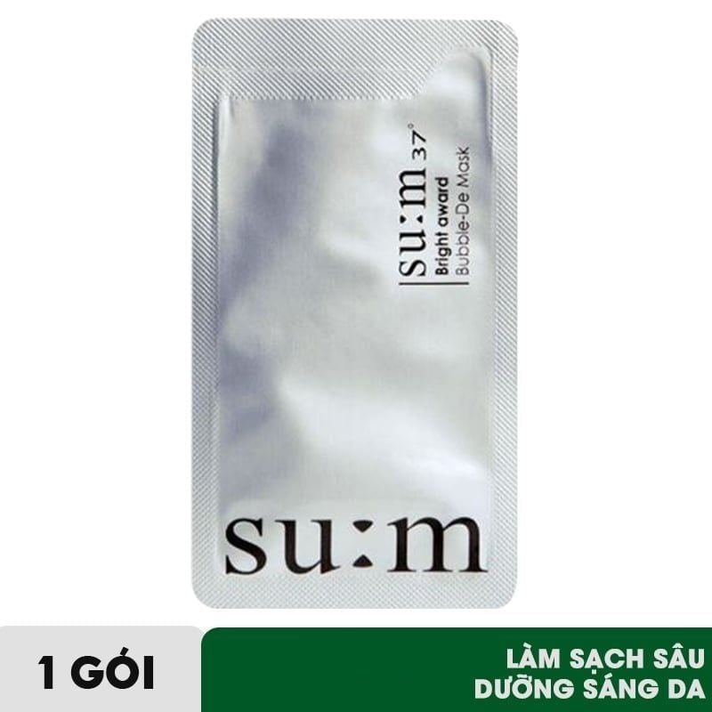 [Sample 2ml] Mặt Nạ Sủi Bọt Sum37 Bright Award Bubble-De Mask