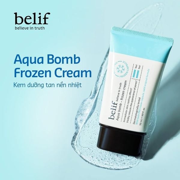  Kem Dưỡng Ẩm Belif Dịu Mát Da Aqua Bomb - Frozen Cream 50ml 