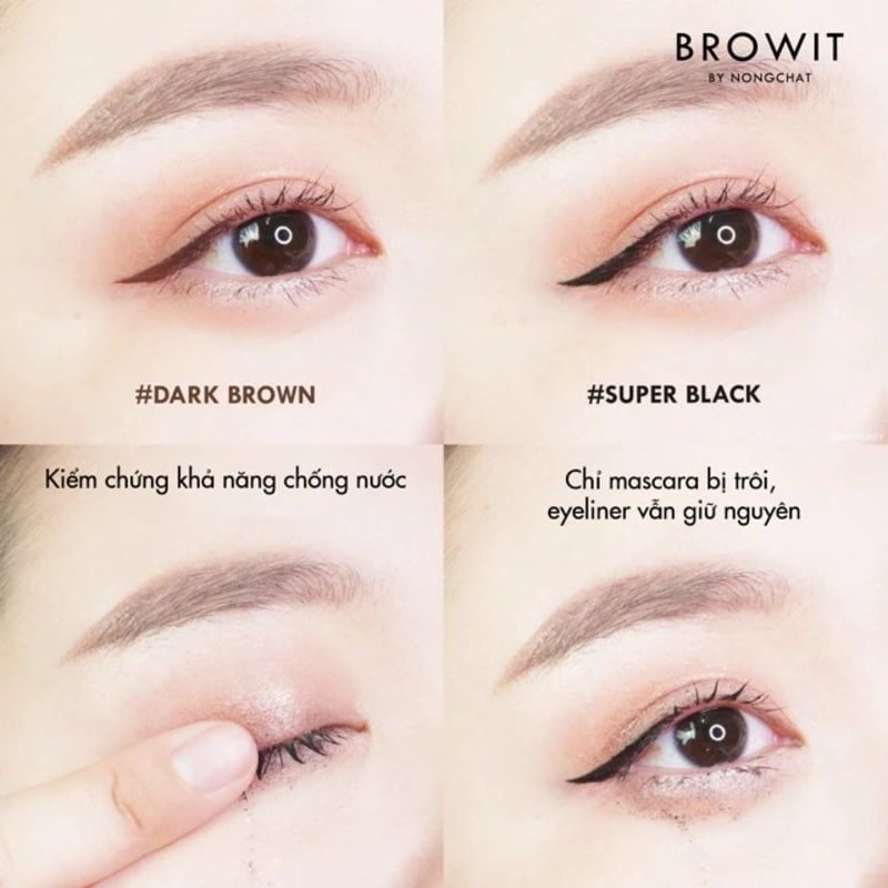 Bút Kẻ Mắt Lâu Trôi Siêu Mảnh Browit Aurora Long Stay Eyeliner 0.5g