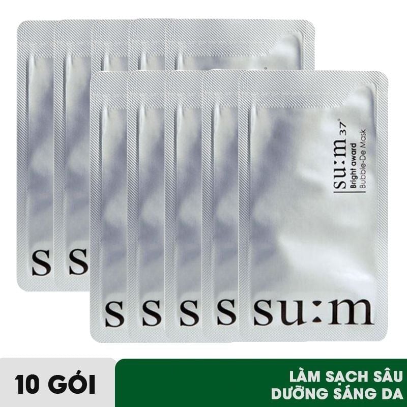 [Sample 2ml] Mặt Nạ Sủi Bọt Sum37 Bright Award Bubble-De Mask