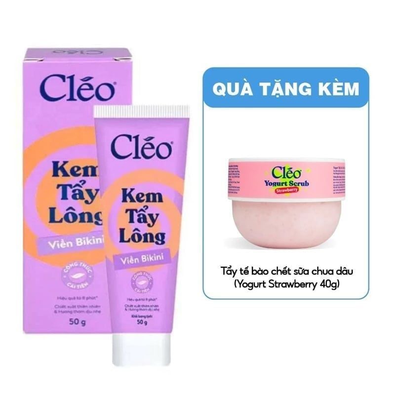 Kem Tẩy Lông Viền Bikini CLEO Từ Khoai Tây & Mật Ong Hair Removal Cream - Bikini Line 50g