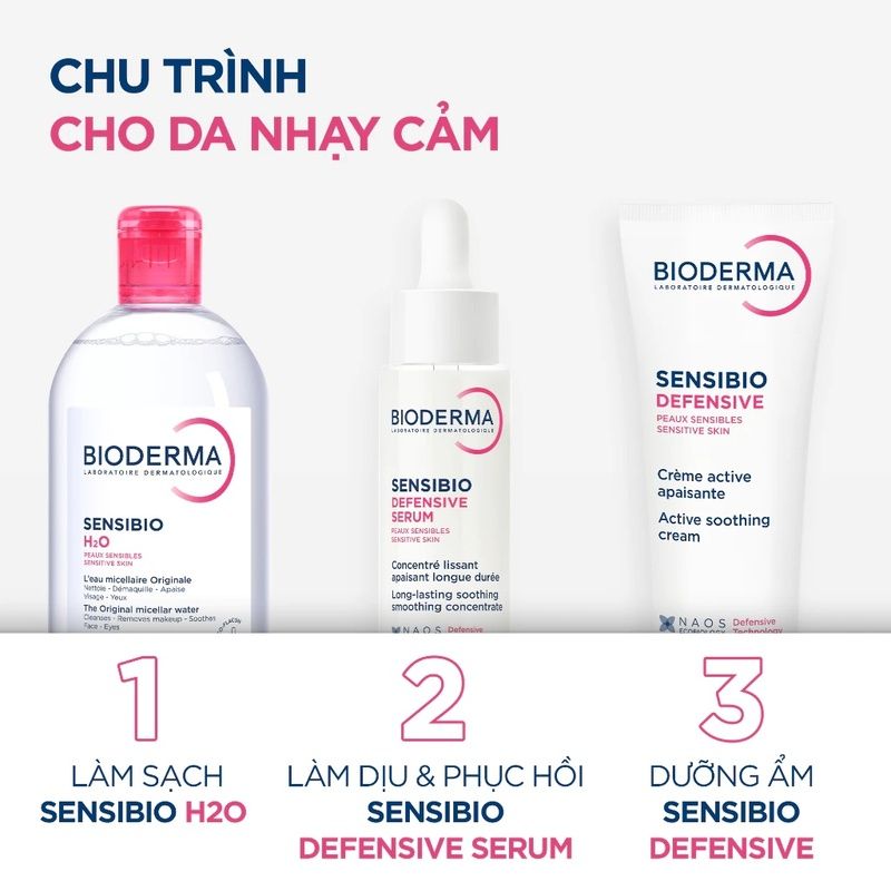 Kem Dưỡng Cấp Ẩm, Làm Dịu Da Cho Da Nhạy Cảm Bioderma Sensibio Defensive 40ml