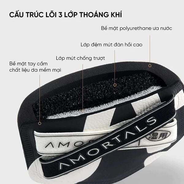  Set 2 Bông Mút Trang Điểm Amortals Căng Bóng, Che Phủ Tốt Dual-A Powder Puff Set (2 Bông Mút+ 1 Hộp Đựng) 