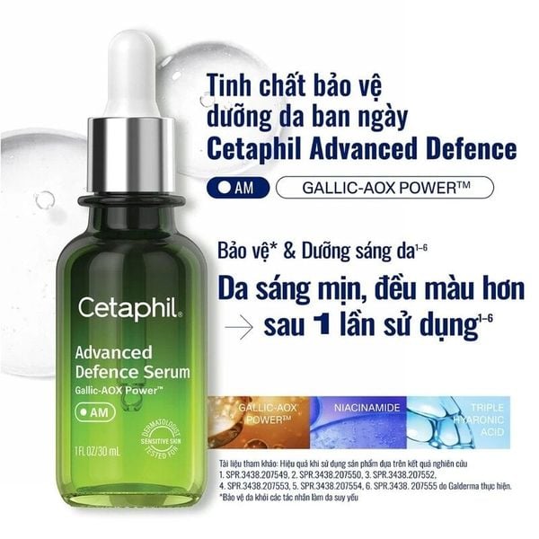  Serum Bảo Vệ, Dưỡng Da Ban Ngày Cetaphil Advanced Defence Serum 30ml 