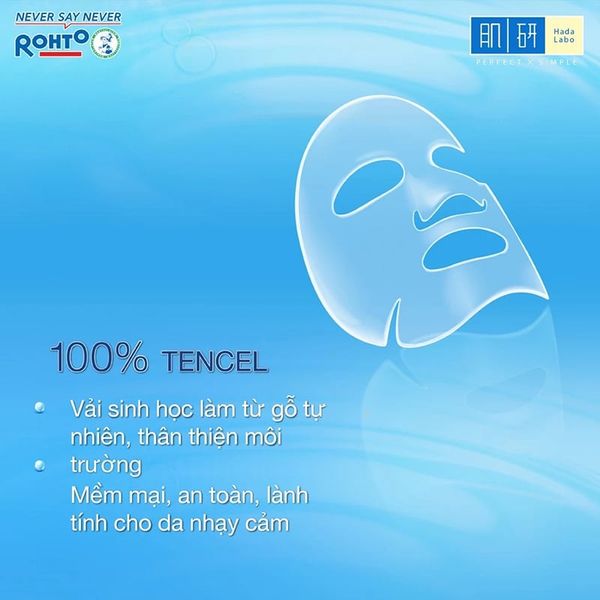  Mặt Nạ Tinh Chất Hada Labo Dưỡng Ẩm, Làm Dịu Da, Cải Thiện Mụn Premium Serum Mask 23g 