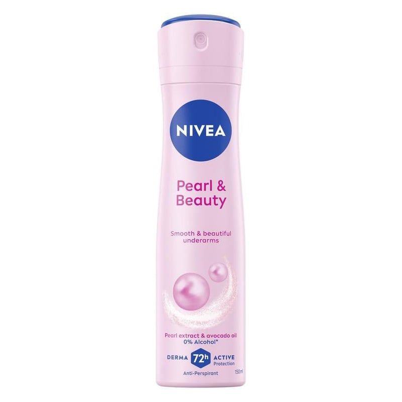 Xịt Ngăn Mùi Nivea Ngọc Trai Anti-Perspirant Spray Pearl & Beauty 150ml