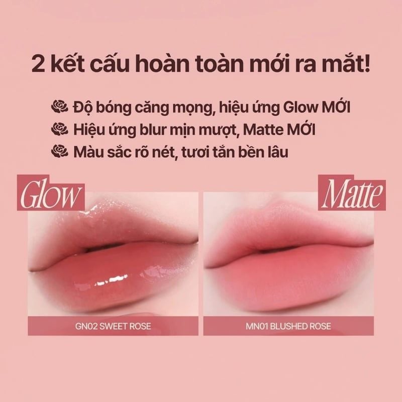 Son Tint Bền Màu fwee Rose Obsession Stay-Fit Tint