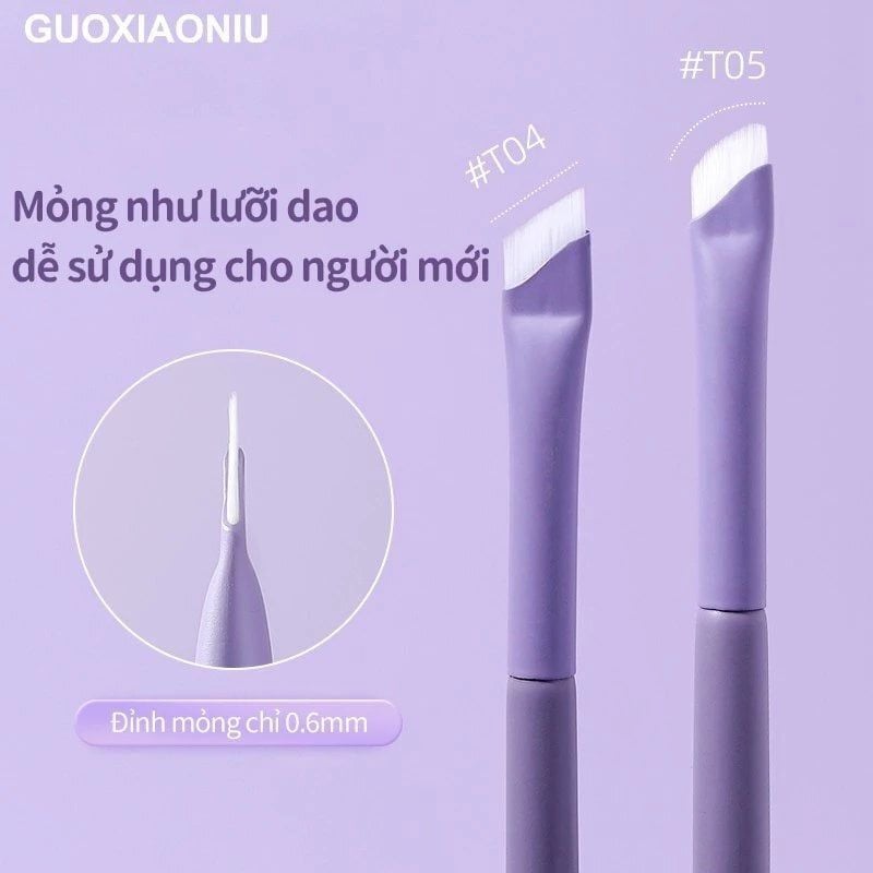 Cọ Kẻ Mắt Guoxiaoniu Bunny Eyeliner Brush - T05