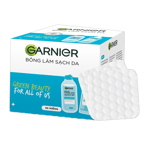  [Gift] Bông Tẩy Trang Garnier 30 Miếng - Trị Giá 55k 