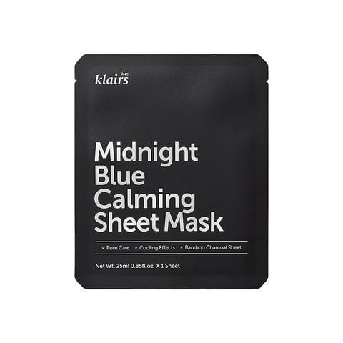  Mặt Nạ Làm Dịu Phục Hồi Da Giảm Kích Ứng Klairs Midnight Mask 25ml 