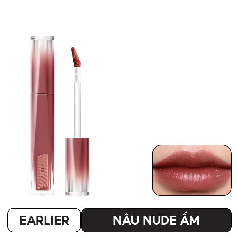 Son Bóng Pha Lê 3CE Căng Bóng, Ẩm Mượt Misty Lip Bare 4.6g
