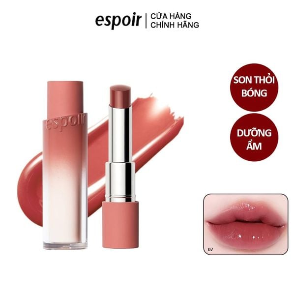  Son Thỏi Bóng Espoir Dưỡng Ẩm Nowear Lipstick Balming Glow 3g 